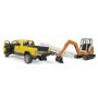 Bruder Masina RAM 2500 cu remorca si mini excavator Bruder - 6